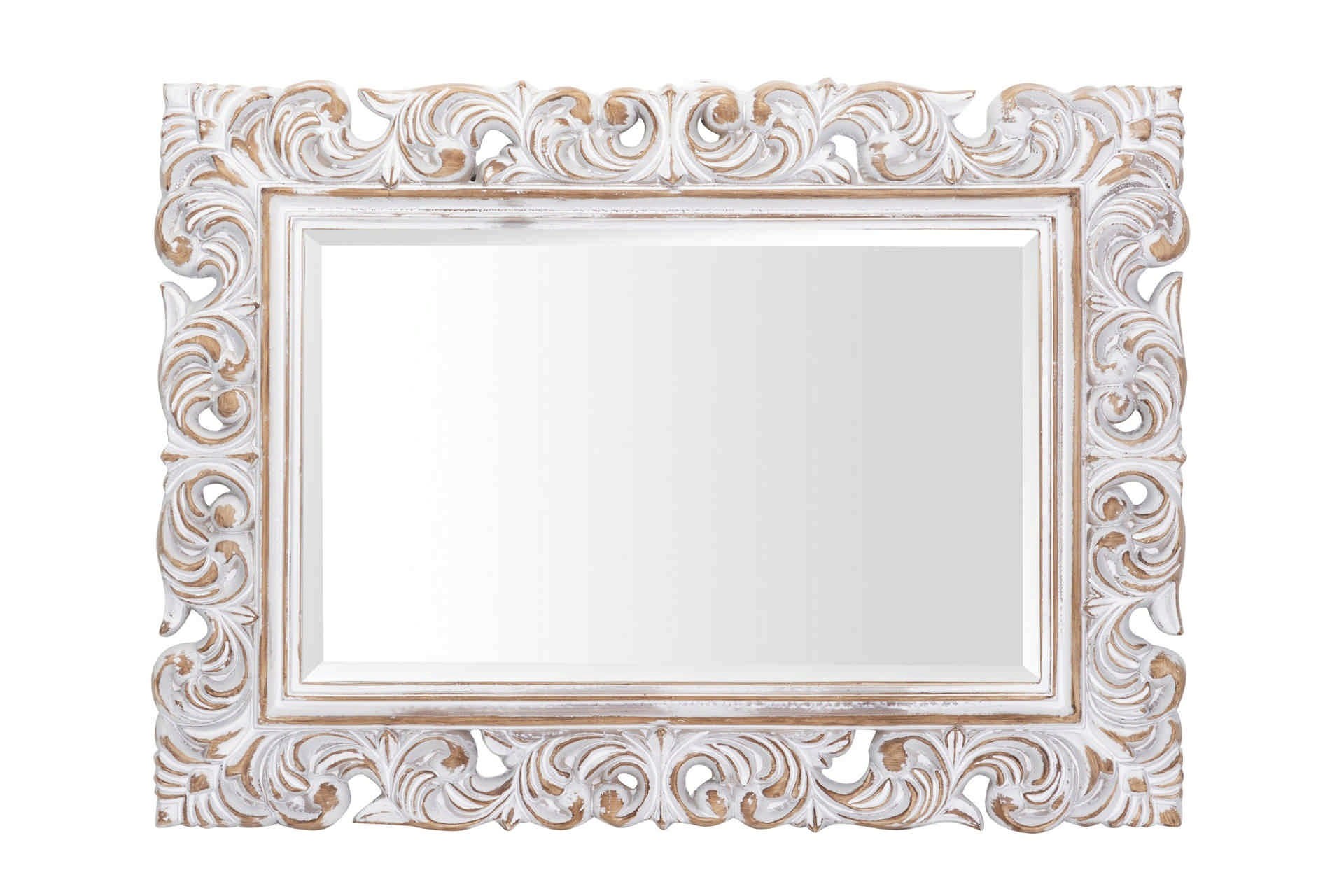Mira Marco para espejos Nouvelle 30x40 cm - blanco - espejo